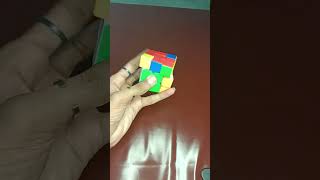 Rubik's cube on beat with one hand #rubikscube #asmr #satisfying #viral #shorts