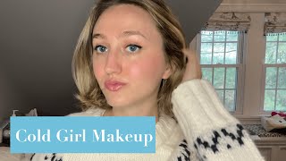 Cold Girl makeup tutorial ❄️ i'm cold makeup look