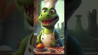 Kids learn profession names with dinosaurs #shorts