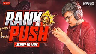 BGMI LIVE || RANK PUSH TO CONQUEROR #bgmilive #pubgmobile #jerryislive #pubg