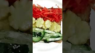 Tri Colour Sandwich। #youtubeshorts #shot #shorts #sandwich #tricolourrecipe। #jhumacloudkitchen