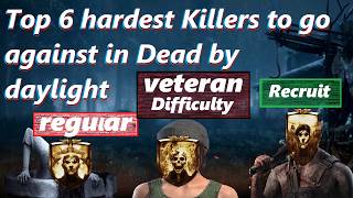 Top 6 Hardest Killers to go Against in Dead by daylight (in my opinion)