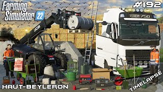 BUILDING BUNKER SILO & BUYING BALES | Animals on Haut-Beyleron | Farming Simulator 22 | Episode 192