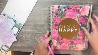 Weekly planner reset// Happy Planner Recovery Planner