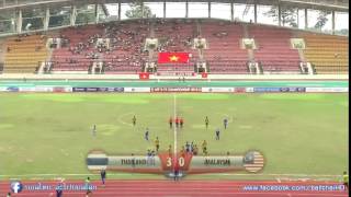 คลิปไฮไลท์ AFF u19 ทีมชาติไทย 5-0 มาเลเซีย Thailand 5-0 Malaysia