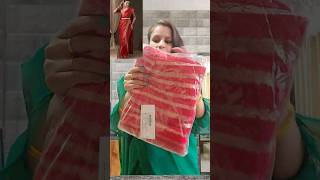 Myntra Red Saree Haul #unboxing #unboxingvideo #shorts #youtubeshorts #ytshorts #trending #myntra