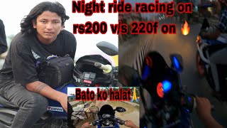 Rs200 sanga race paryo night ride handa pani parrw bato ko halat kharab 😡Vayo