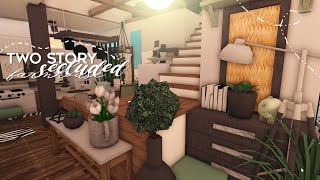 BLOXBURG: two story secluded farmhouse 100k l tour + speedbuild ♡