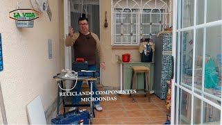 RECICLANDO COMPONENTES MICROONDAS