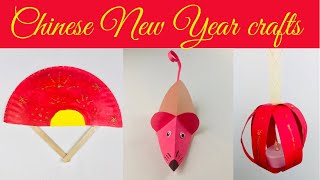 3 Easy Chinese New Year crafts for kids | Lunar New Year activities for kids | Year of the RAT craft