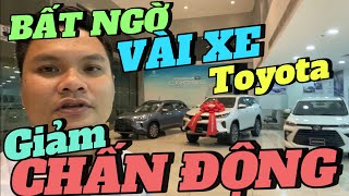 BẤT NGỜ GIẢM CHẤN ĐỘNG VÀI XE TOYOTA DÙ ĐÃ GIẢM 100% TRƯỚC BẠ