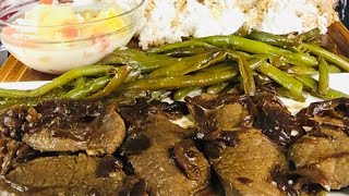 BEEF STEAK STRING BEANS @GENHENkapares