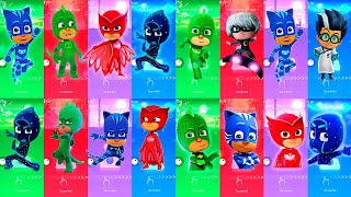 PJ Masks - Owlette🆚 CatBoy 🆚 Night Ninja 🆚 Gekko 🎶 Tiles Hop EDM Rush