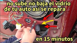 reparación de ventana de carro y el motor facil en unos minutos tutorial