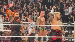 Solo Sikoa & Tama Tonga vs Randy Orton & Kevin Owens STREET FIGHT - WWE BACKLASH 2024