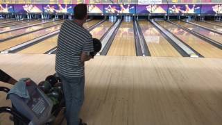 Jason Davis bowling attempt at back to back 300 games Cassat Ball Bowl Strike #19 in a row