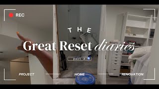 new wall color and flooring! | The Great Reset Diaries (part 2)