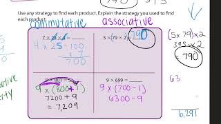 2.9 Properties to Multiply 4th grade