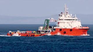 MMA Coral outbound off Point Lonsdale, Victoria, Australia.