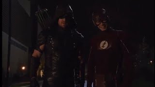 The Flash and Green Arrow Vs. Hawkman || Crossover - The Flash 2x08