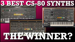 3 Best CS80 SYNTHS | Model 77 Softube | GX 80 Cherry Audio | CS 80 V Arturia