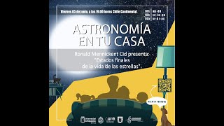 Charla: Estados Finales de las Vidas de las Estrellas