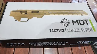 MDT Tac 21 Gen 2 unbox (pt1) (Pt2=install)