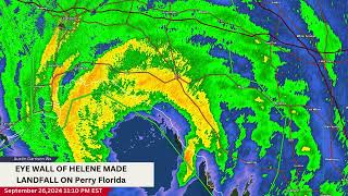 Radar Reveals: The Eye Wall Impact on Perry Florida ON THURSDAY SEPTEMBER 26,2024