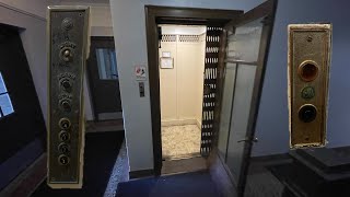 INCREDIBLE Antique Gated 1920s OTIS Traction Elevator | Cleveland, OH