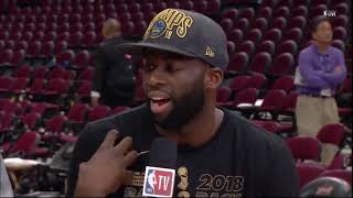 Draymond Green Talks With The Crew After Winning 2018 NBA Finals | June 9, 2018