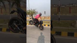 Stuntz practice on bajaj pulsar N160 💀 #trending