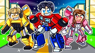 Having A TRANSFORMERS FAMILY In Roblox!