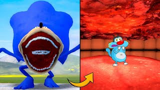 What Inside The Shin Sonic Tapes Oggy Found In Garry's Mod!?