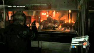 Resident Evil 6: Chapter one boss fight - The Whopper