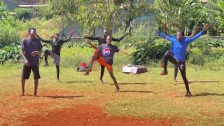 Acrobatic dance in Kenya