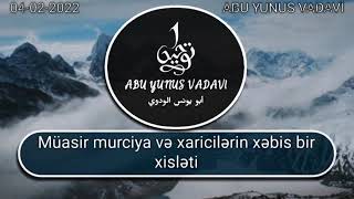 Müasir murciyə və xaricilərin xəbis bir xisləti