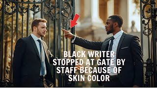 Famous black writer mistaken for because of skin color and appearance | racist story