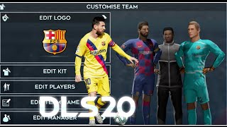 Fc Barcelona 2019-20 Kits for DLS 22