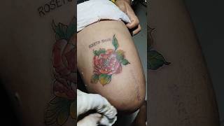 rose tattoo natapos din.. #shorts #youtubeshorts #amazing #satisfying #trending #viral #fyp