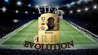 ANTONIO RUDIGER - FIFA EVOLUTION (FIFA 13 - FIFA 22) #shorts