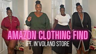 Amazon Plus Clothing Find ft. In'Voland Store | Try-On Haul | Curvy & Plus Size Fashion | Quiara B