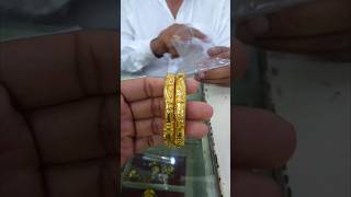 Gold Bangles Designs 2024 With Weight And Price / Lightweight  Dailywear Gold Bangles #gold #bangles