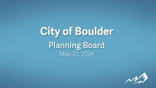 5-21-24 Planning Board Meeting