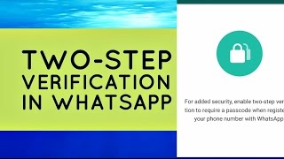 How To Enable Two Step Verification in WhatsApp