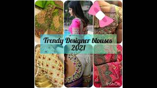 Designer blouse designs, #trendy, #blouses, Beautiful trendy blouses, wedding Designer blouses,