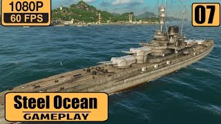 Steel Ocean gameplay walkthrough Part 7 - Ersatz Yorck-Class T6 Battleship