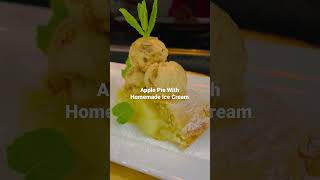 Apple Pie With Homemade Ice Cream #shortvideo #homemaderecipe #applepie -#homemaderecipe