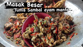 MASAK BESAR II UNTUK MAKAN SIANG ORANG REWANG