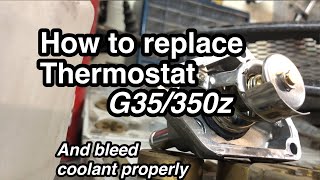 G35/350z coolant bleed procedure