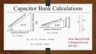 Capacitor Bank Design Calculations Complete | How much KVAR Required to improve Power Factor